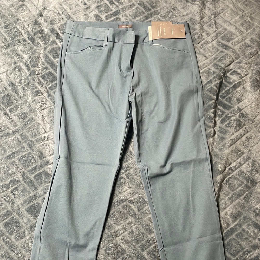 Maurices Smart Blue Dress Pants Size 11/12 REG Ankle Skinny